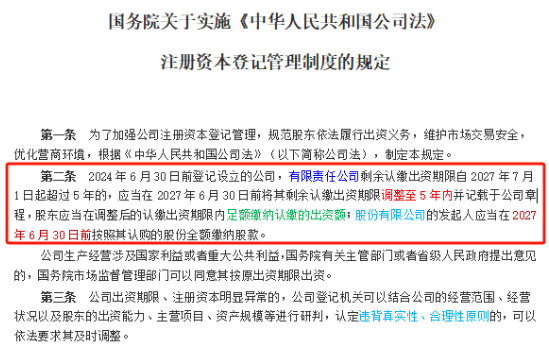 注冊資本實(shí)繳最新政策：2024年7月1日前注冊公司要實(shí)繳嗎